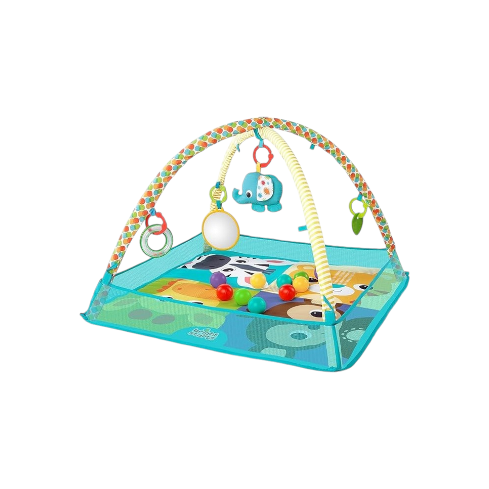 خيمة لعب للأطفال مع كرة و ألعاب معلقة بأبعاد 76.2*76.2*45.72 سم