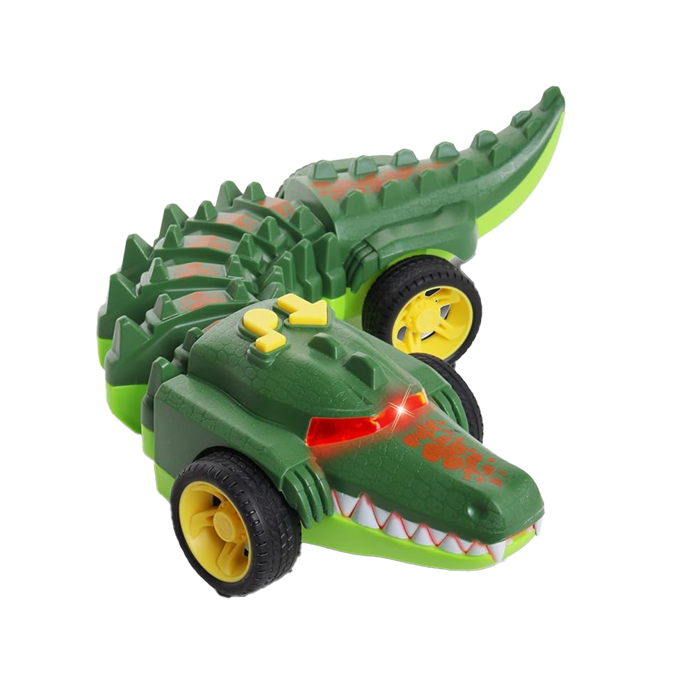 سوبريم ماشينز لعبة سيارة القرش المتحرك بمؤثرات بصرية وسمعية - أخضر