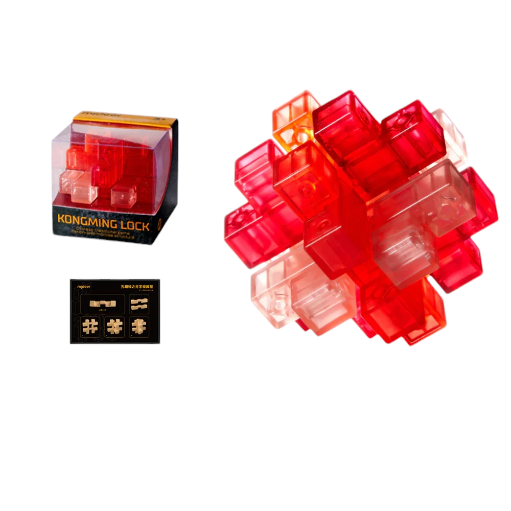 ميدير لعبة قفل كونج مينغ نيون سبيس - 12 قطعة