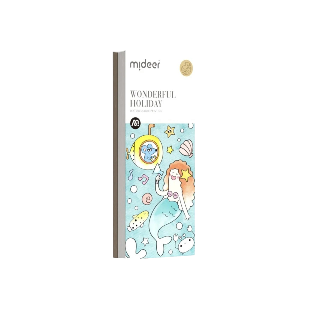 ميدير دفتر تلوين مائي وندرفول هولوداي - 20 صفحة
