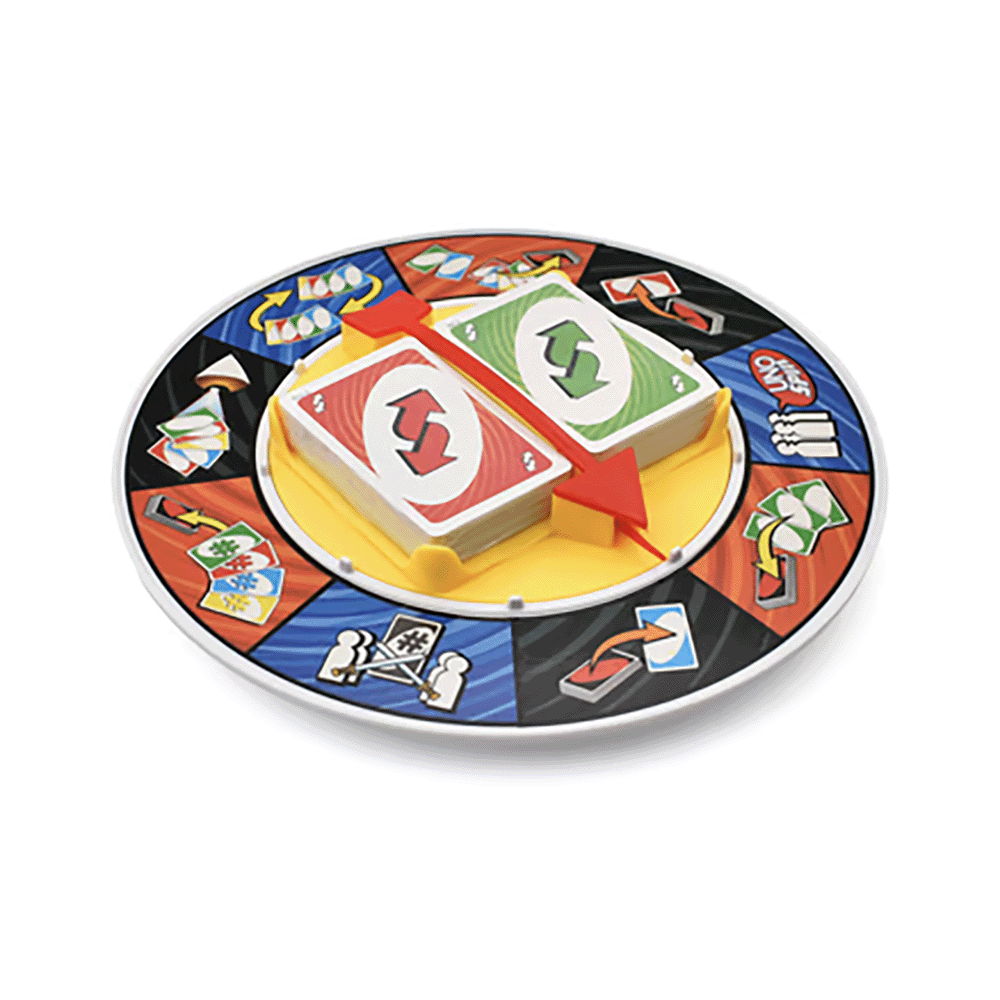 لعبة كروت اونو سبن للعائلة 112 قطعة - متعددة الألوان