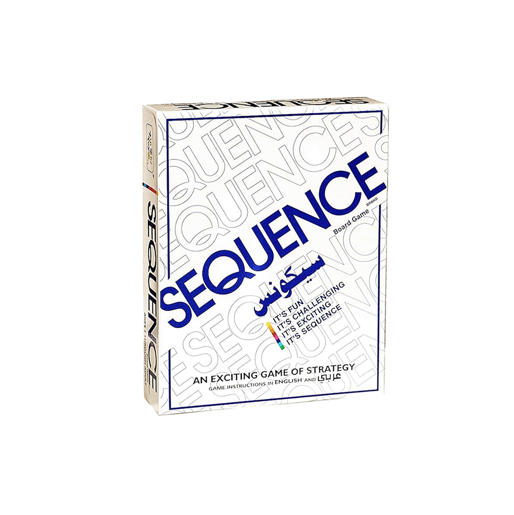 سيكونس لعبة بطاقات تفاعلية للبالغين والأطفال - متعددة الألوان