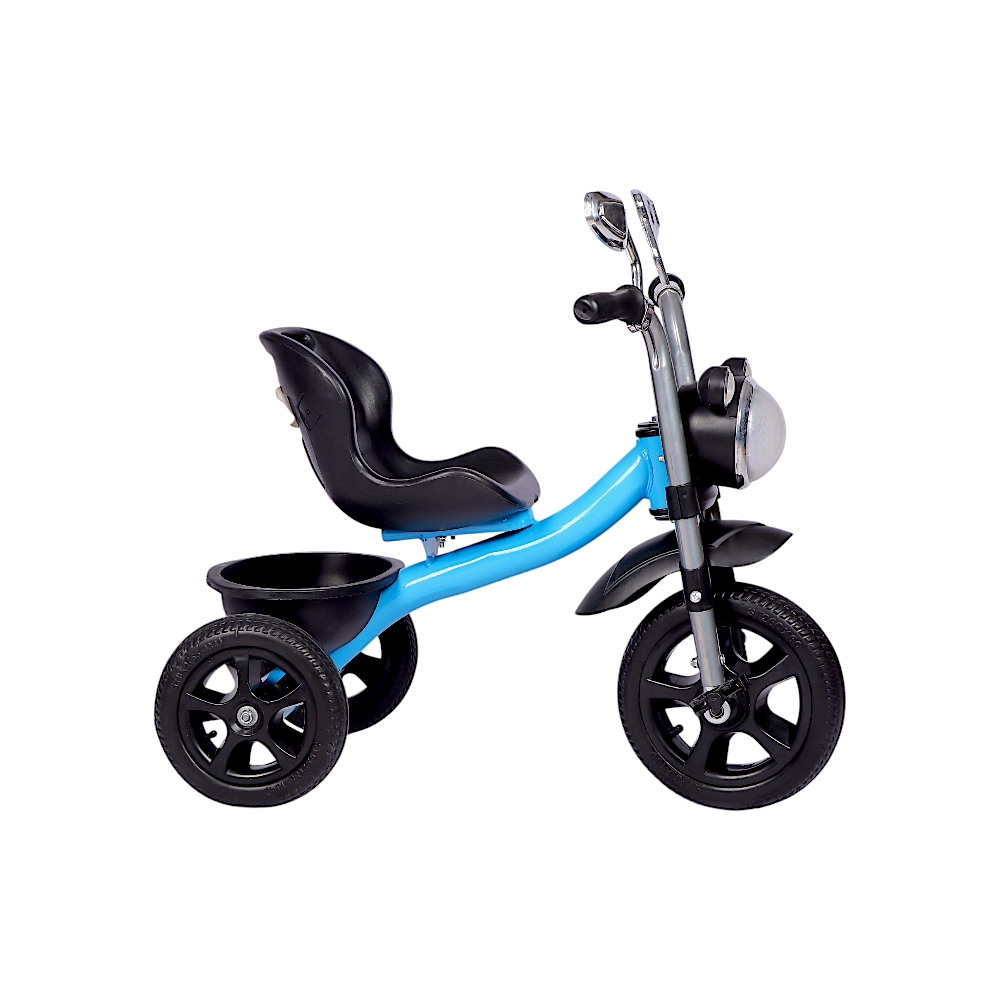 دراجة أطفال هوائية ب3 إطارات و مصباح أمامي  - أزرق 	