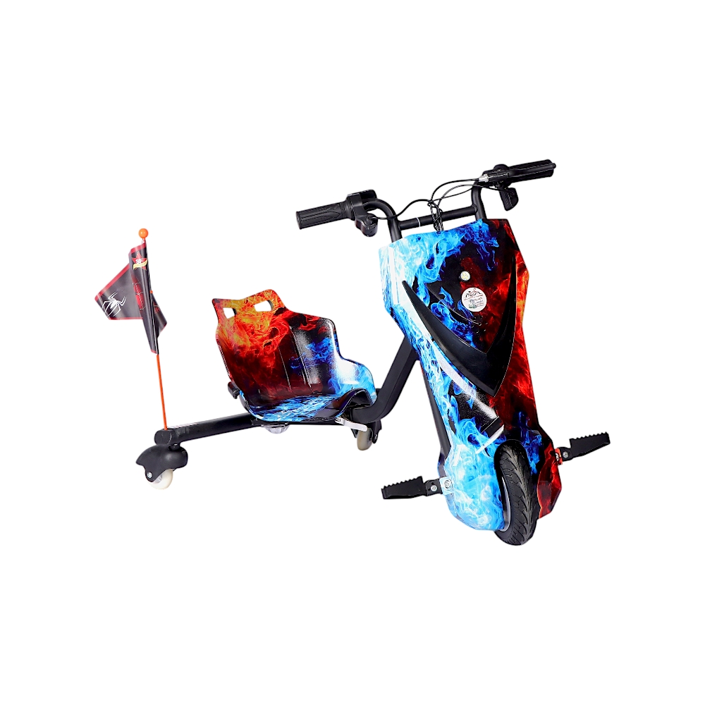 سكوتر أطفال درفت يعمل بالشحن  -  أزرق