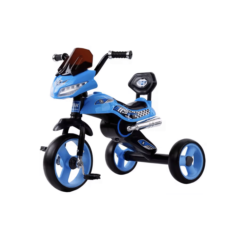 جويدا دراجة ثلاثية العجلات للأطفال بتصميم دراجة نارية - أزرق