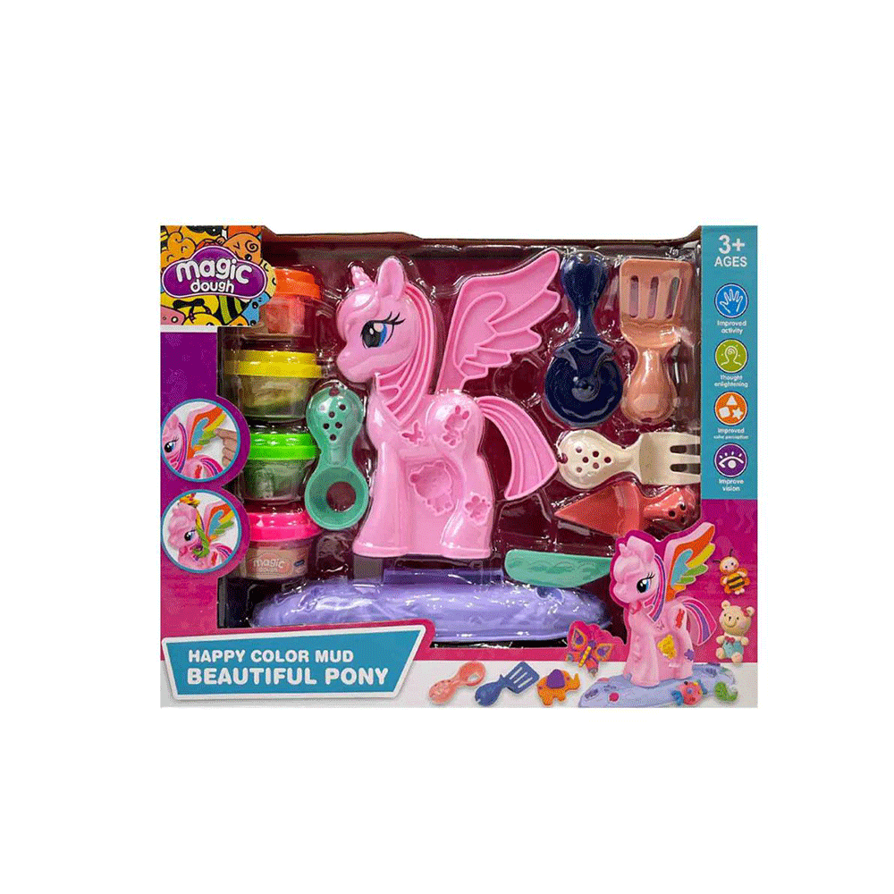 لعبة صلصال لتشكيل الحيوانات للأطفال - متعددة الألوان