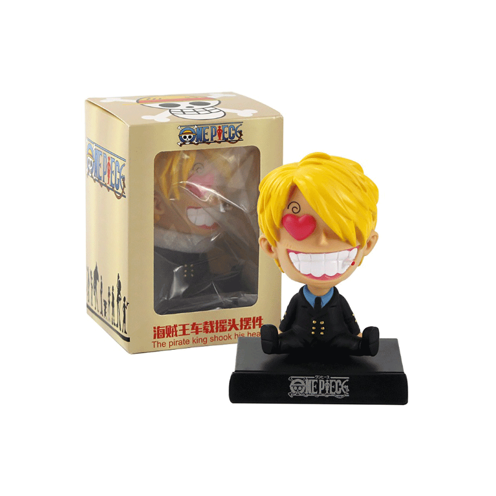 مجسم شخصية أنمي سانجي برأس متأرجح - 12*9 سم