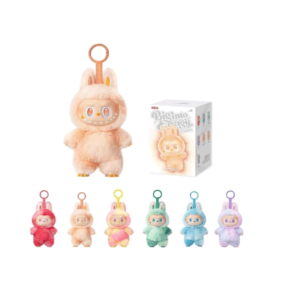 بوب مارت دمية لابوبو محشوة بتصميم تعليقة تأتي بلون عشوائي حسب التوفر