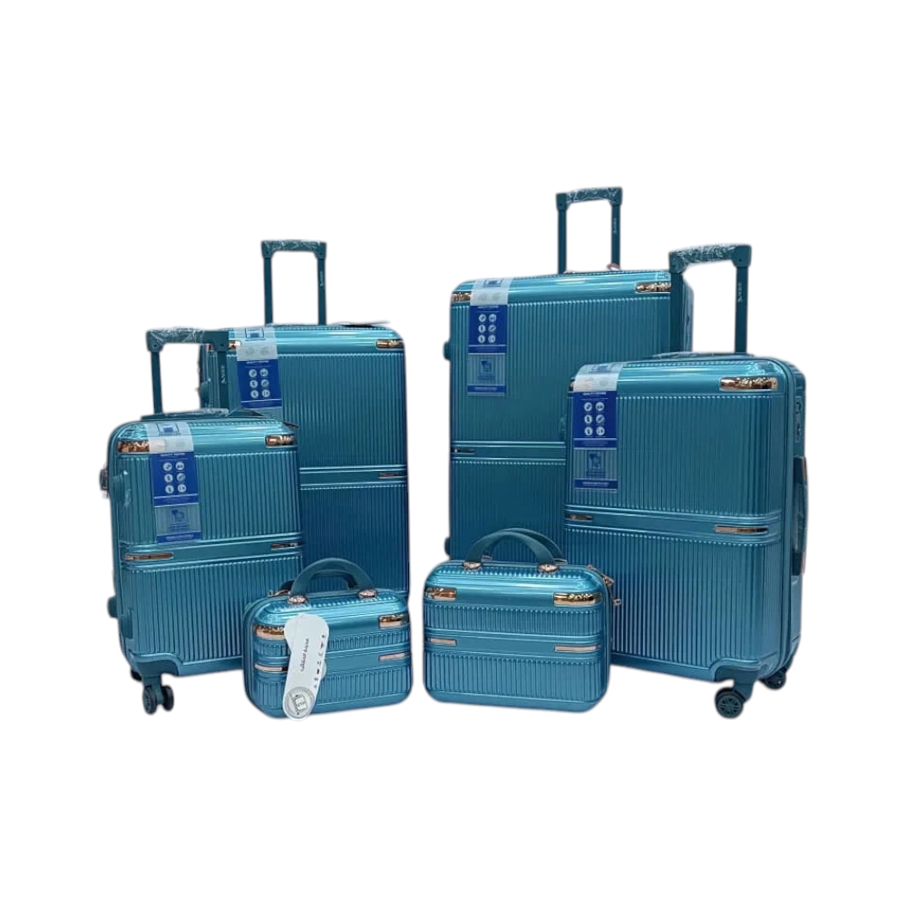 طقم شنط سفر 6 قطع فايبر شكل جذاب