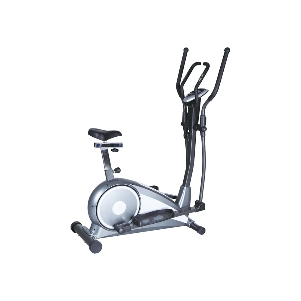 دراجة بيضاوية متعددة الوظائف للياقة البدنية و التمارين المنزلية موديل 6220 - فضي