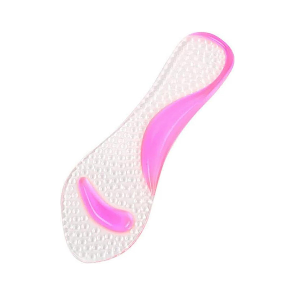 نعل سيليكون طبي بتصميم مريح لدعم قوس القدم - وردي 