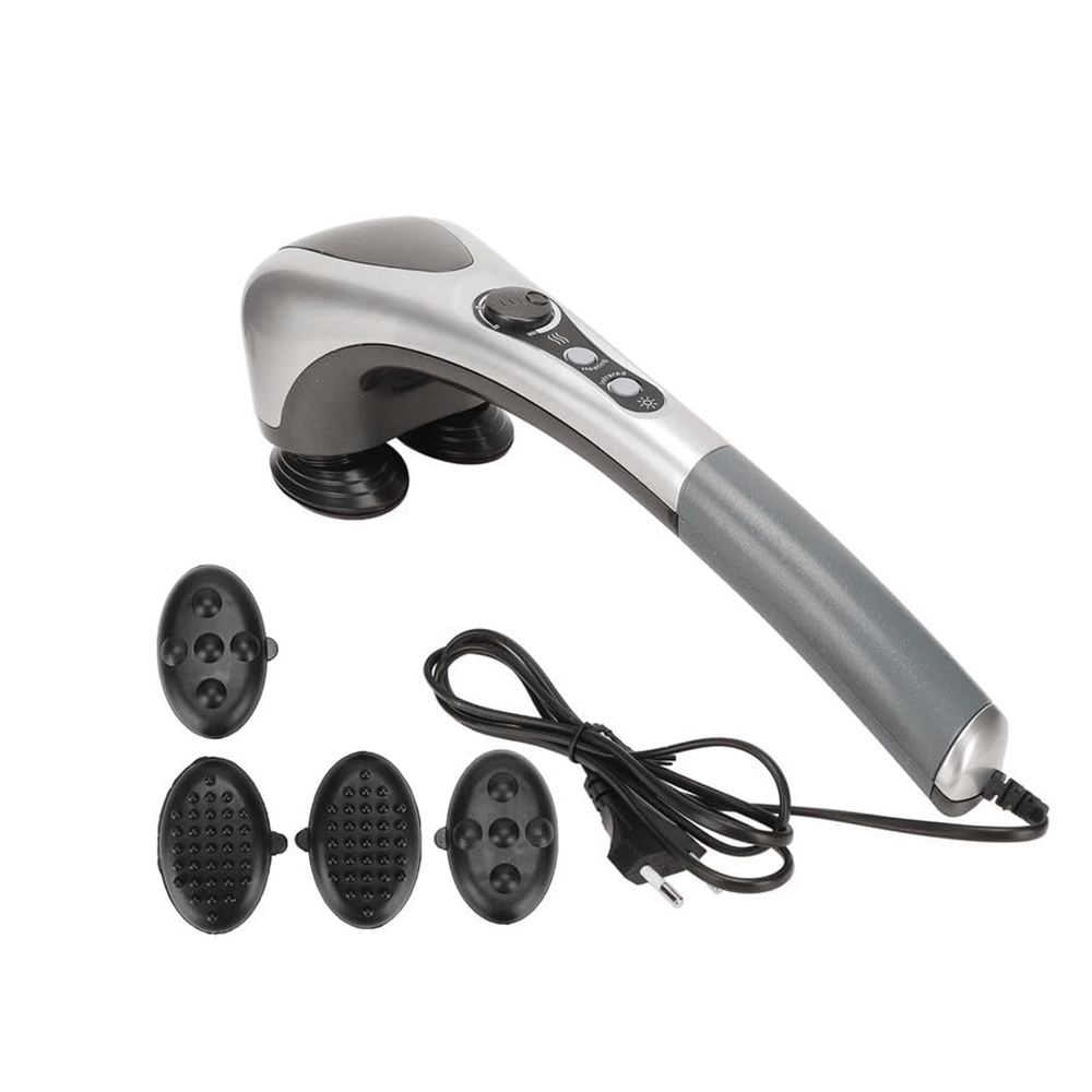 فاراتي انترناشونال جهاز تدليك ذو رأسين بالأشعة تحت الحمراء - فضي