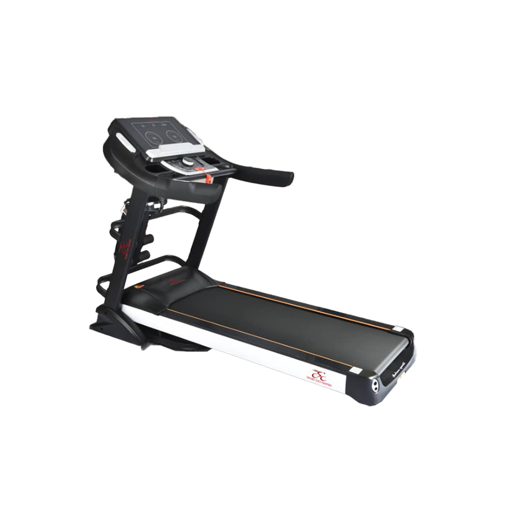 جهاز سير رياضي كهربائي بتمارين متعددة - أسود