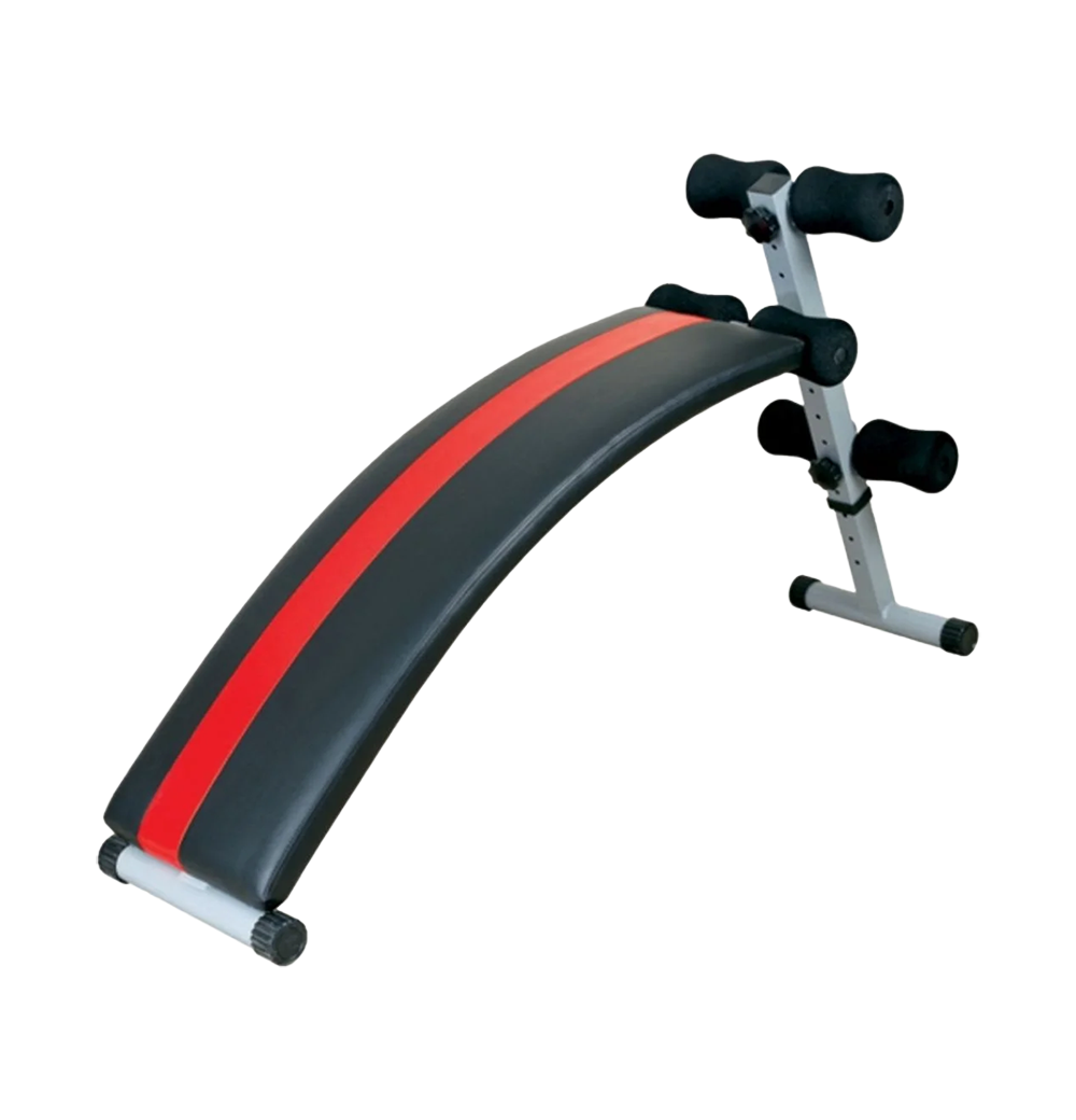 كرسي تمرين المعدة المقوس للرياضيين - متعدد الألوان