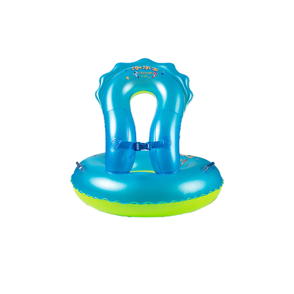 عوامة سباحة للأطفال مع سترة دعم - أزرق