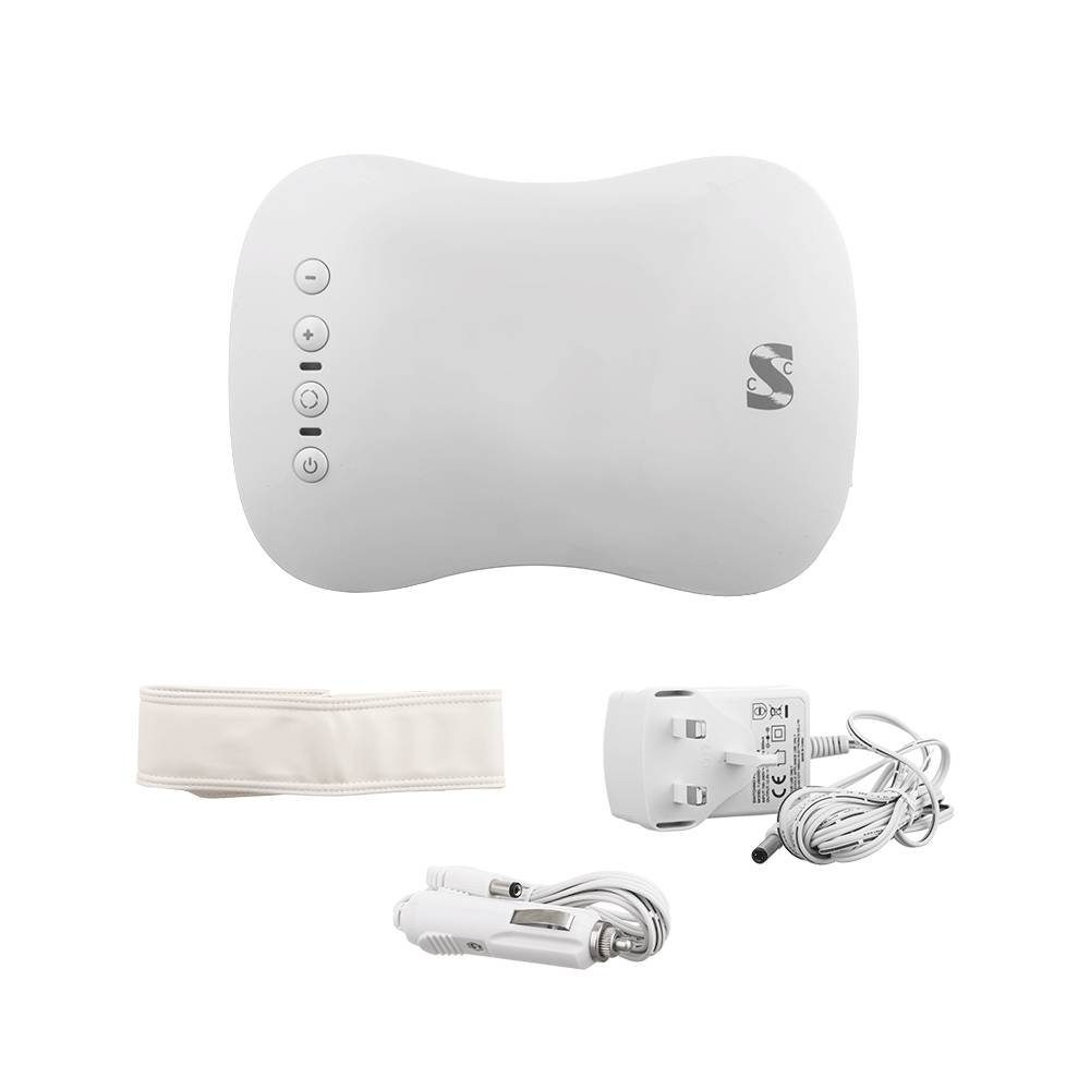 حزام تدليك كهربائي متعدد الإستخدامات موديل SF-652 - أبيض