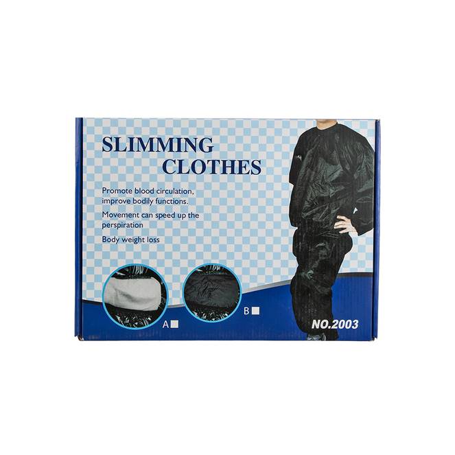 بدلة التخسيس الحرارية موديل a2003A - أسود 