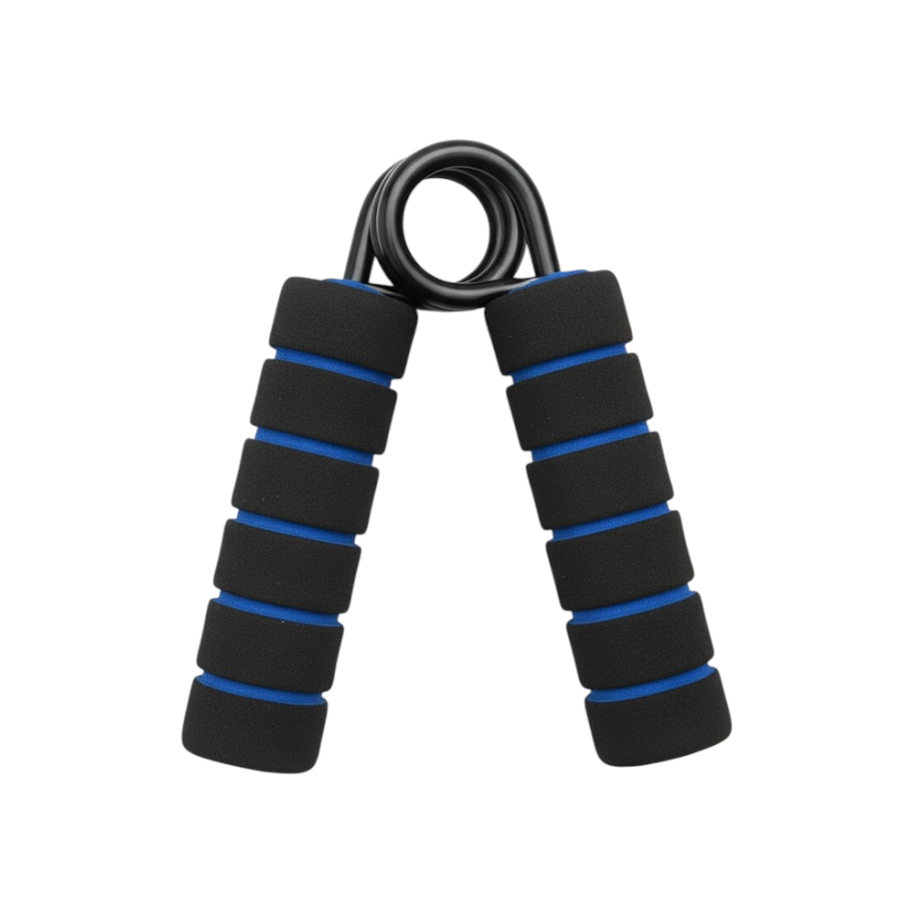 جهاز تقوية قبضة اليد بمقابض إسفنجية - أسود