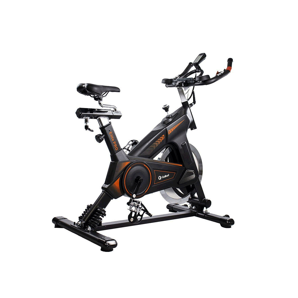 دراجة تمارين رياضية ميكانيكية ثابتة Speed Bike للياقة البدنية - أسود