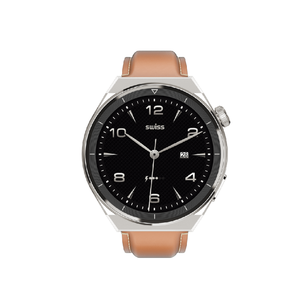 سويس ام اي 10 برو ساعة ذكية بأحزمة متعددة للتحكم بالمكالمات والهاتف وتتبع اللياقة البدنية - متعددة الألوان