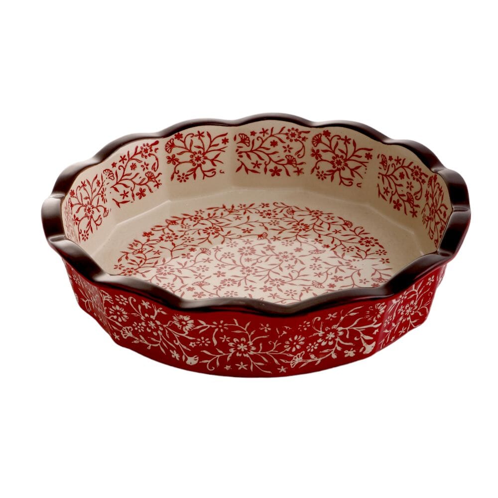 داني هوم صحن تقديم بورسلان مزهر - 25 سم