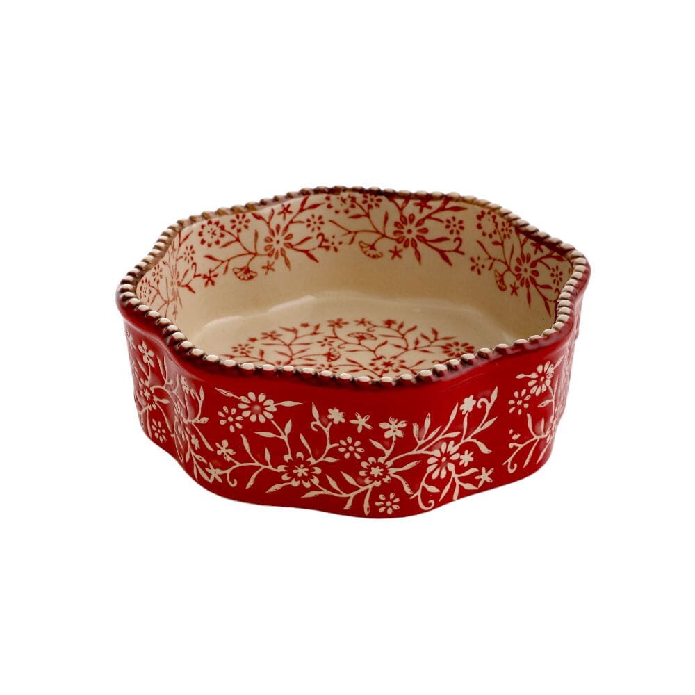 داني هوم صحن تقديم بورسلان مزهر -15 سم