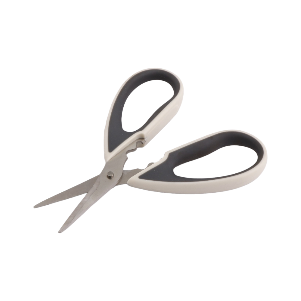 مقص خضار إستيل بقبضة سليكون