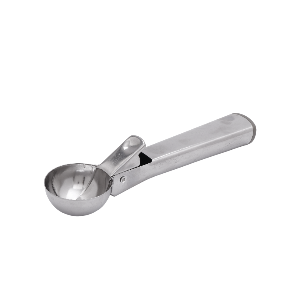 ملعقة آيسكريم و كوكيز استيل - فضي