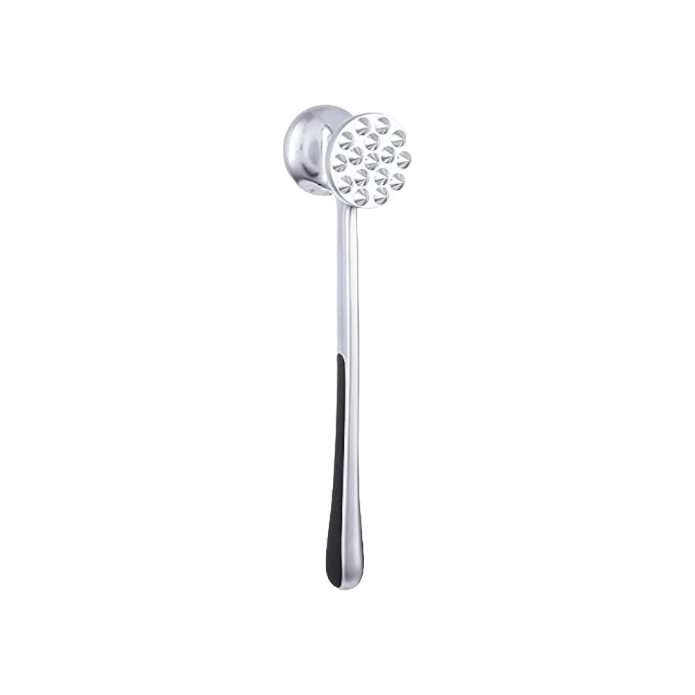 ويل مس مطرقة لحم إستيل جهتين - فضي