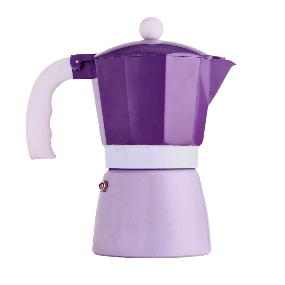 موكا بوت صانعة إسبريسو ألومنيوم  إيطالي سعة 6 اكواب - بنفسجي 	
