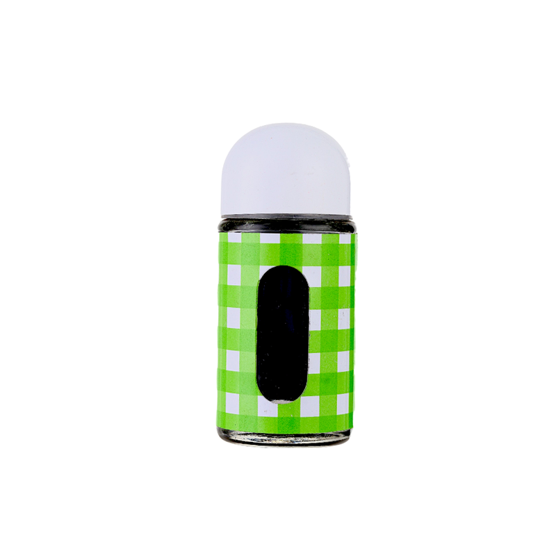 ملاحة زجاجية مغلفة مقاس 9 سم - أخضر