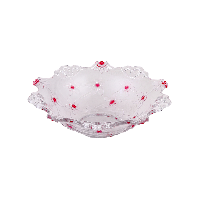 مطيبة تقديم زجاجية منقوشة - 31 سم