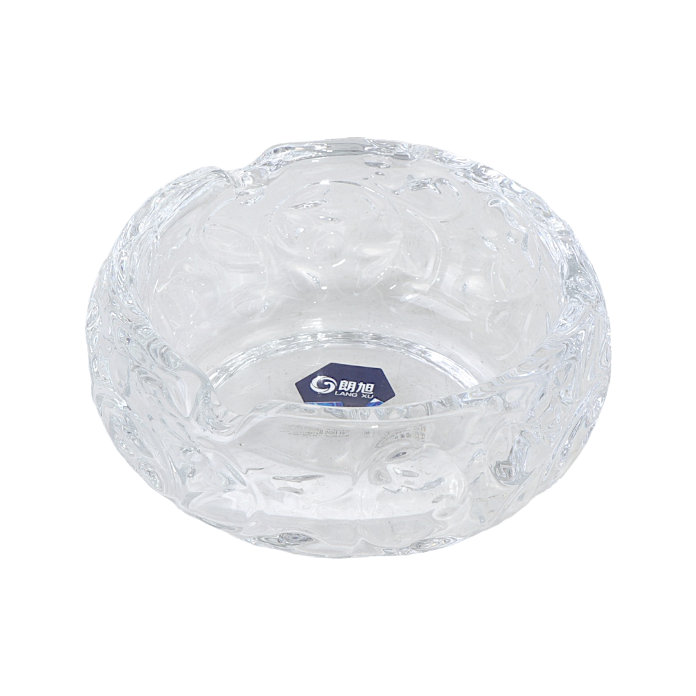 طفاية سجائر محمولة للمنزل والمطاعم منقوشة - 9 سم