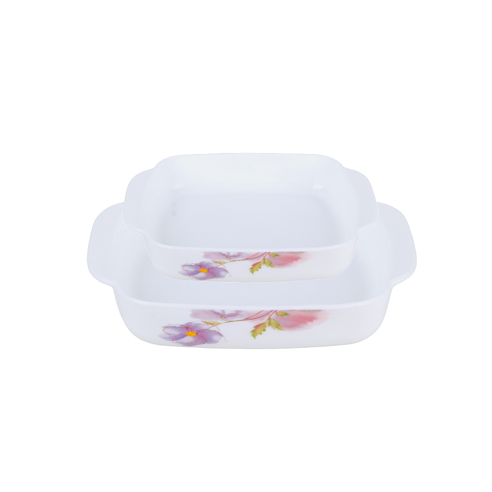 داني هوم طقم مطايب شربة سيراميك أوبالوير بمقبضين - قطعتين