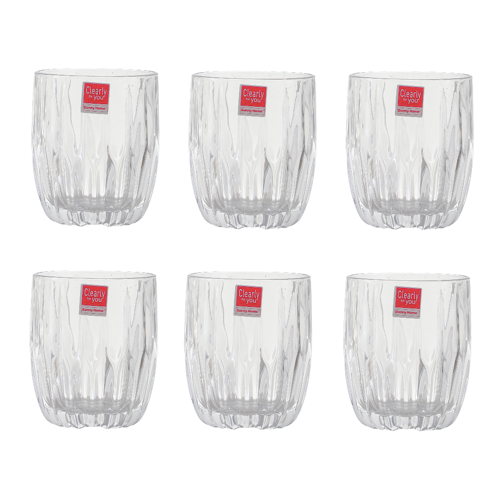 داني هوم طقم كاسات عصائر 285مل - 6 قطع