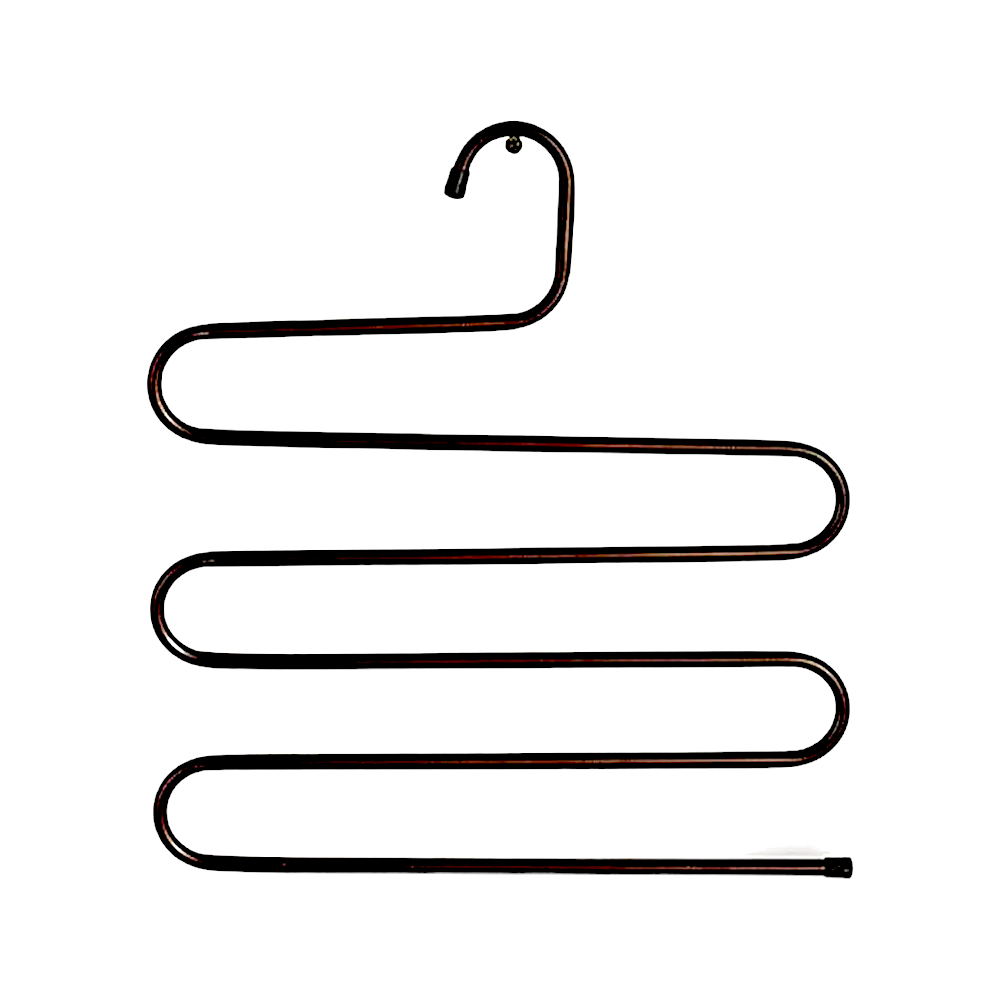 علاقة ملابس حلزونية استيل - 36*25 سم