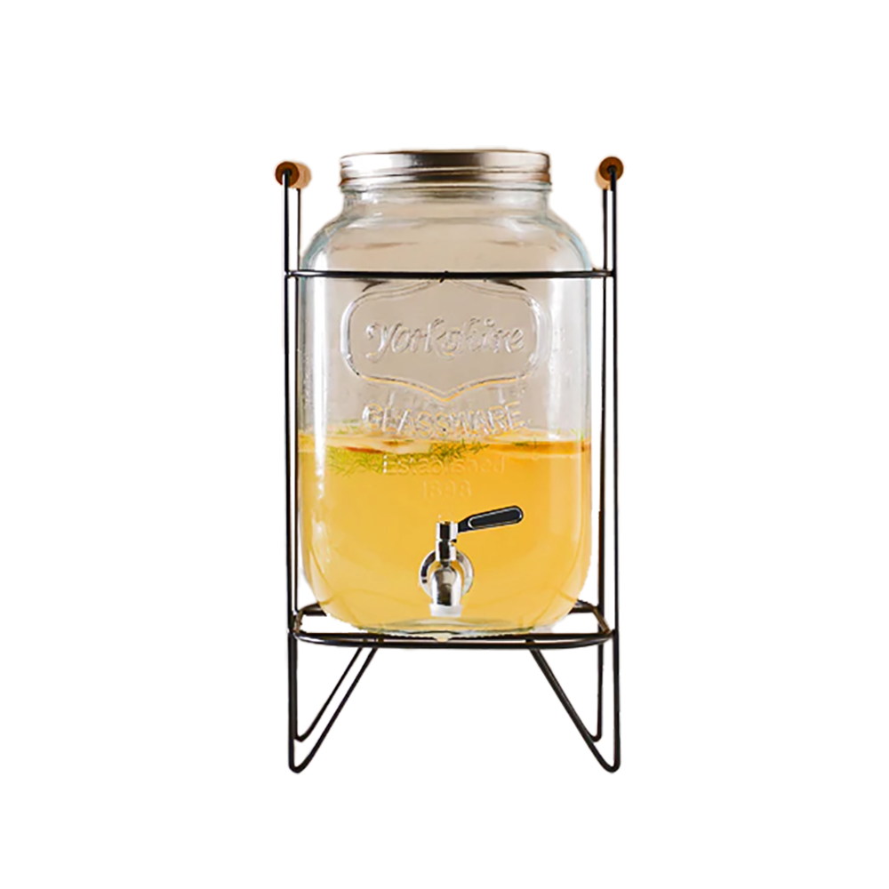 جاك عصير بشكل برطمان مع حنفية - 5 لتر