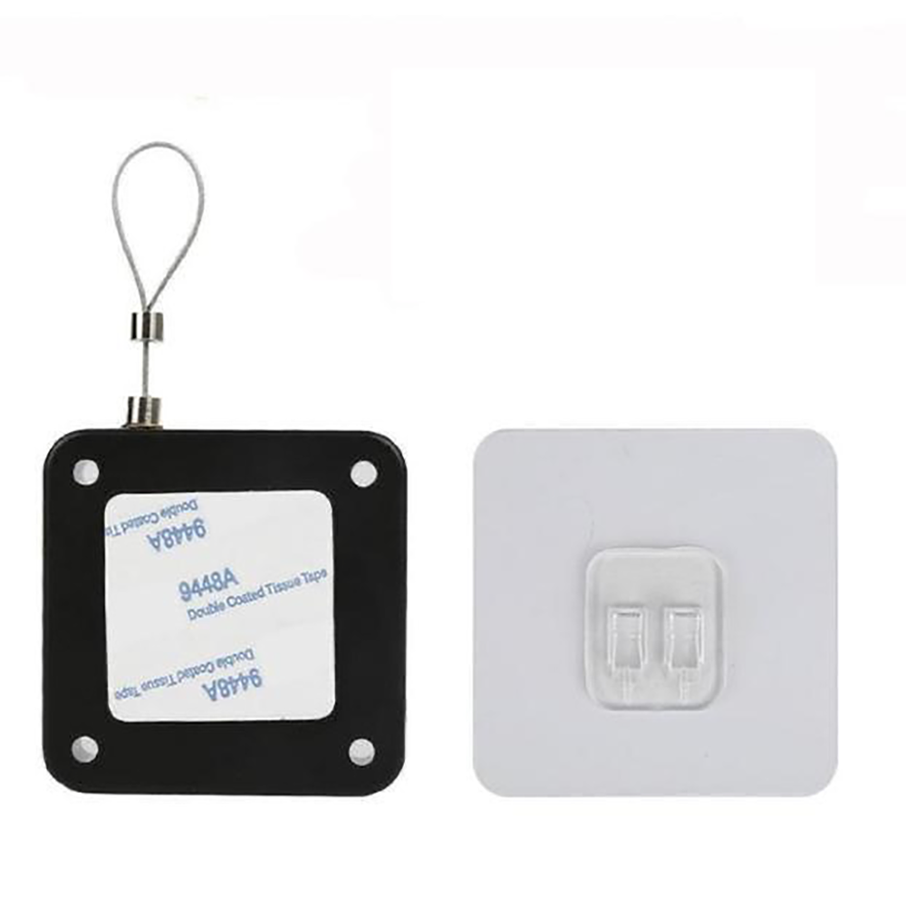 قفل باب أوتوماتيكي بدون ثقب - أسود