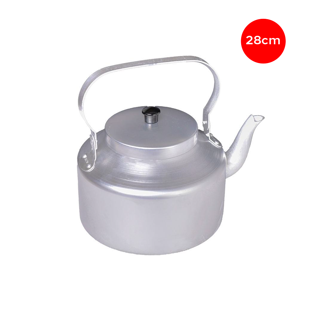 كوفر  إبريق شاي استيل فضي أبو غطاء - 28 سم 