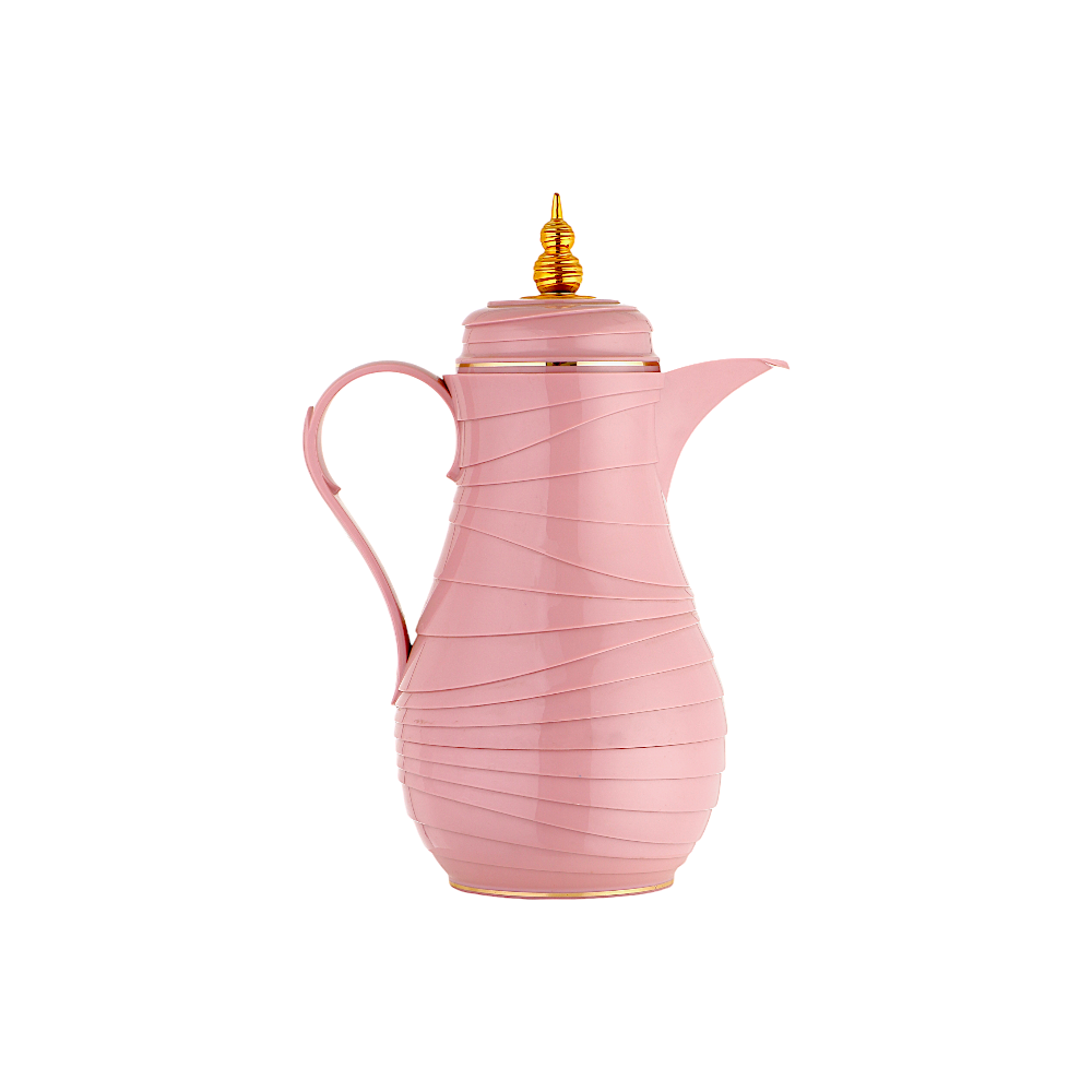 هيمو ثلاجة مشروبات ساخنة بلاستيكية سعة 1 لتر - وردي