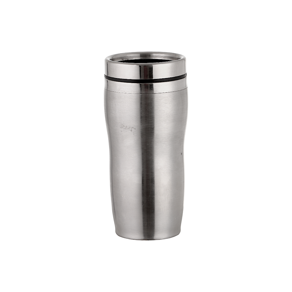 مج مشروبات من الاستيل سعة 450 مل - فضي