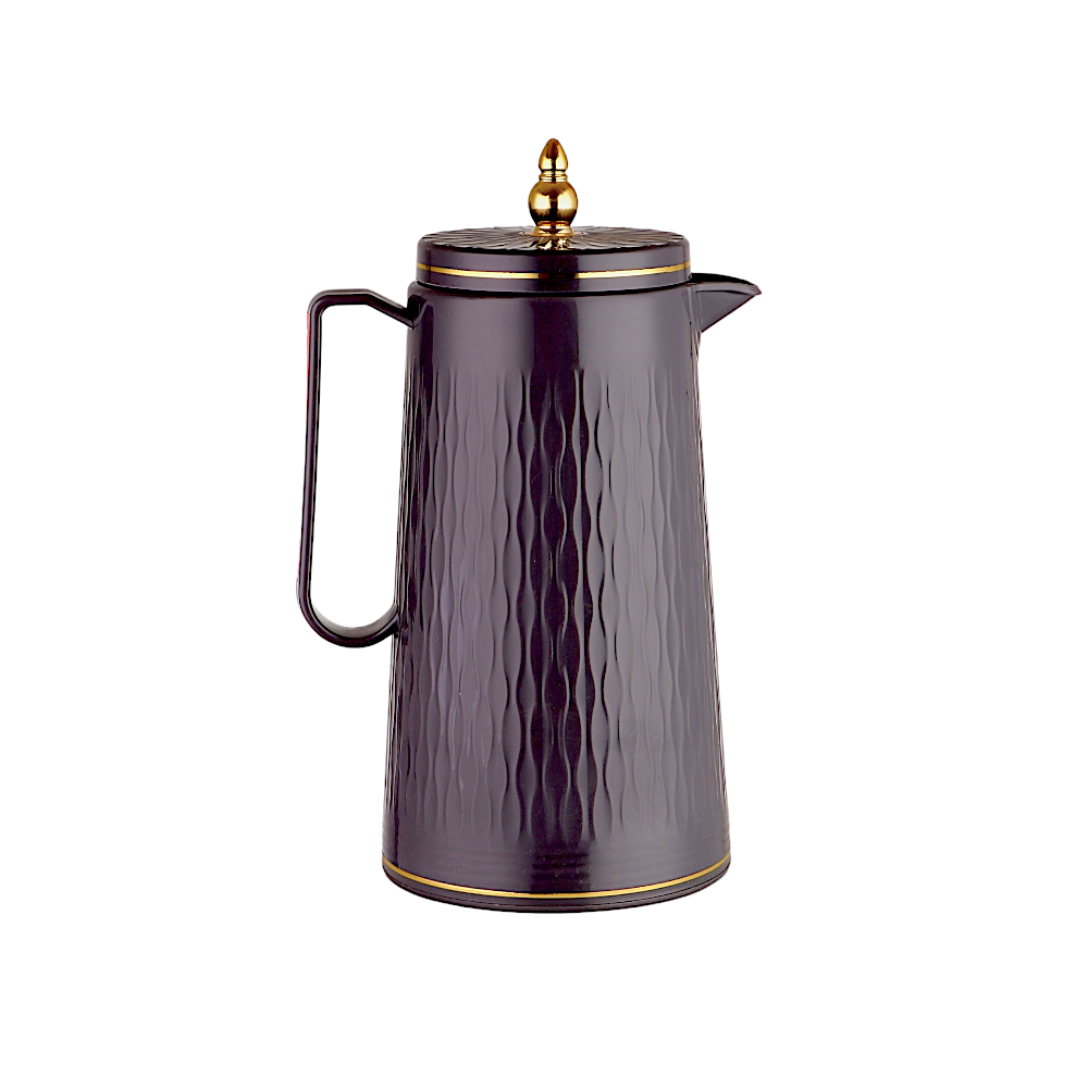 ثلاجة مشروبات ساخنة من البلاستيك سعة 1 لتر - بنفسجي