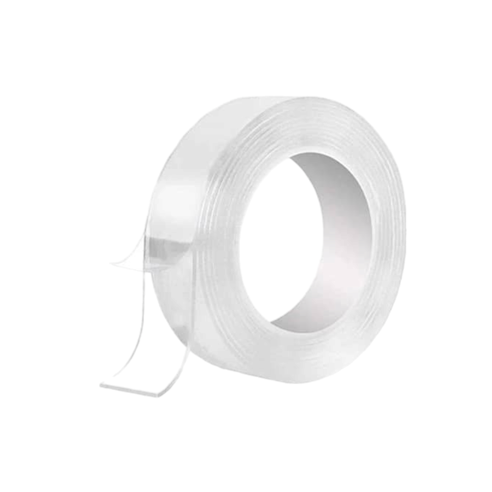 لصقة نانو جهتين بقياس 3متر*3سم - شفافة