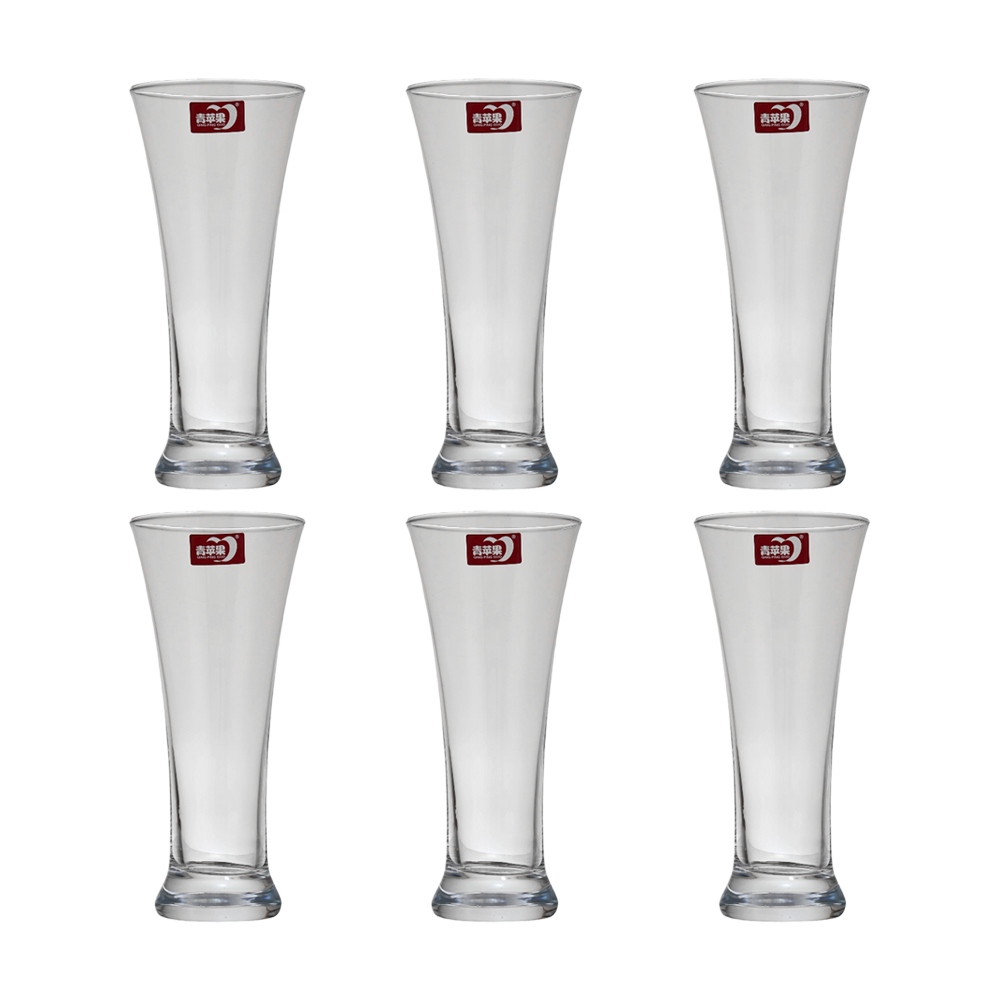 أورجانيتد فروم لوف طقم كاسات عصر زجاجية سعة 350 مل -  6  قطع  