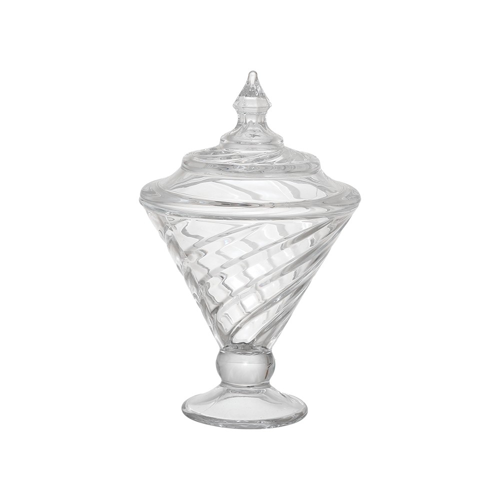 أورجانيتد فروم لوف سكرية زجاجية صغيرة مخروطية الشكل مع الغطاء - 120 ملم   