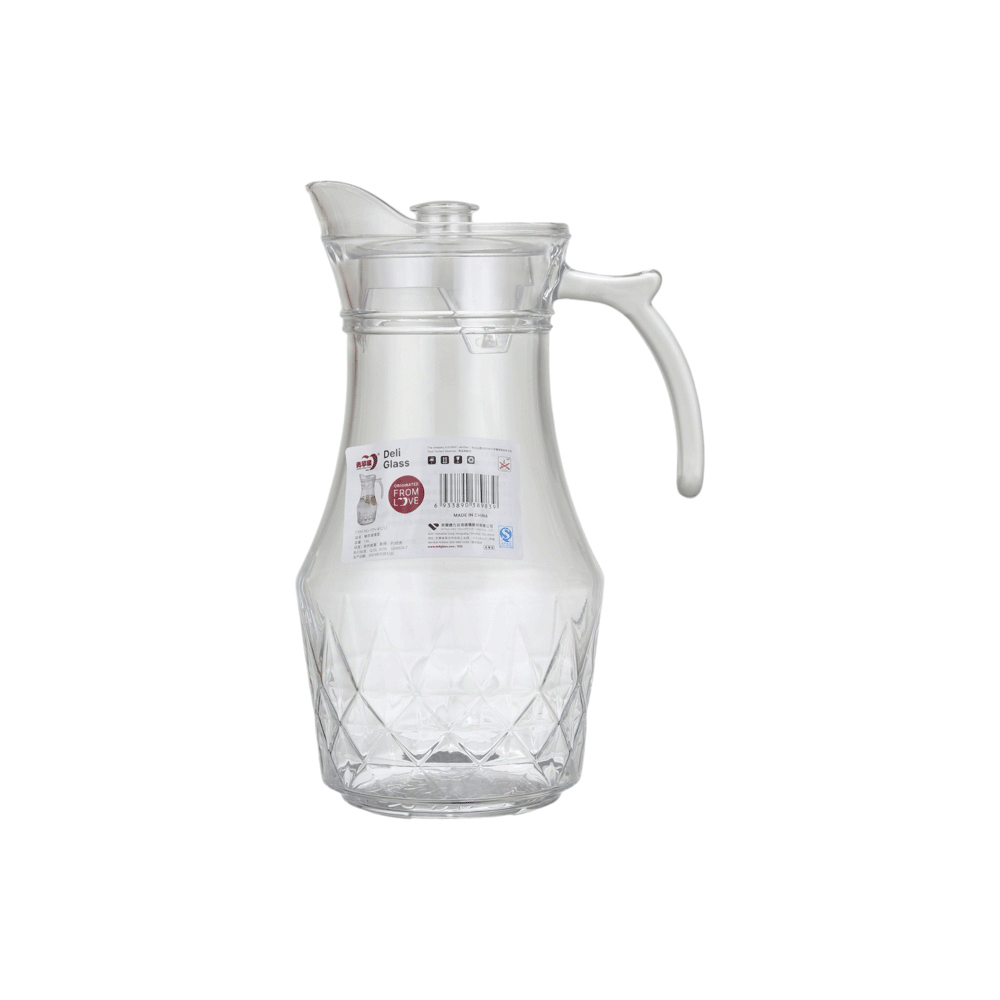 ديلي غلاس جاك زجاجي شفاف بسعة 1 لتر موديل YZH-41C - شفاف