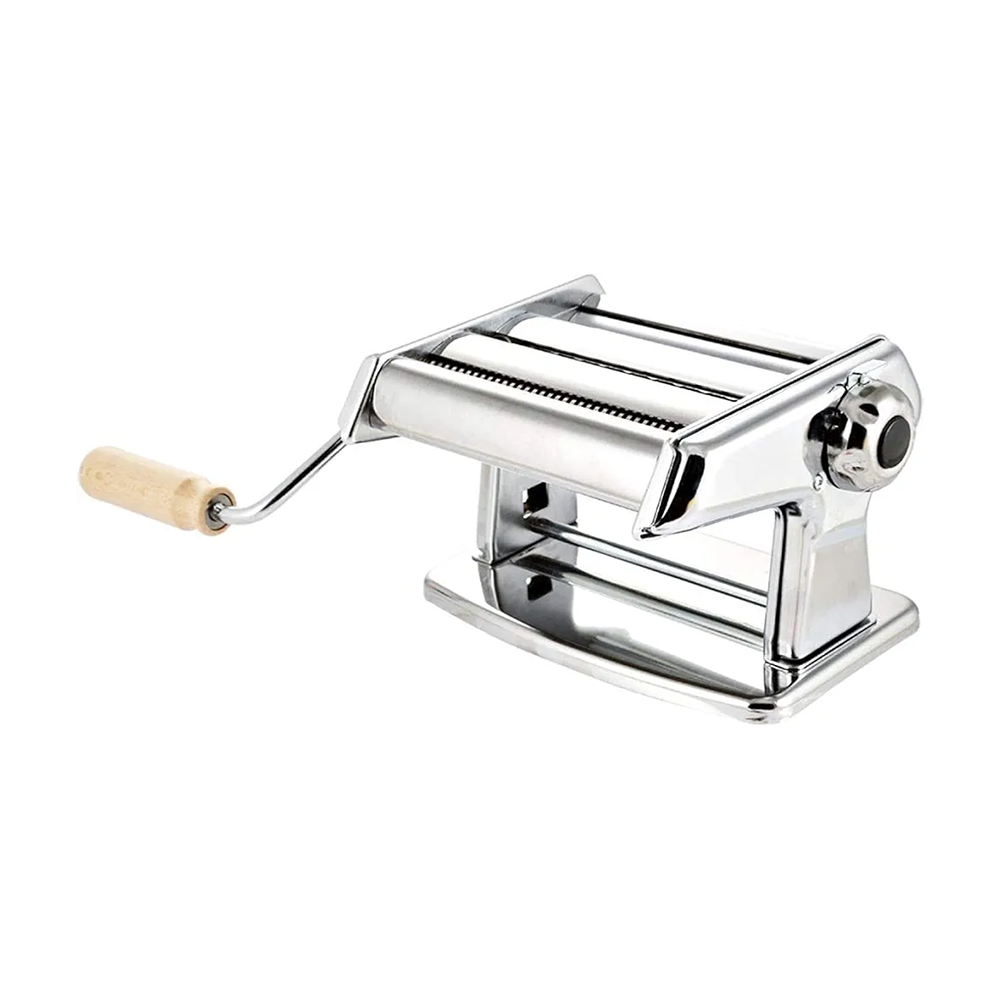 ماكينة صنع المعكرونة استيل بقياس 150مم - فضي