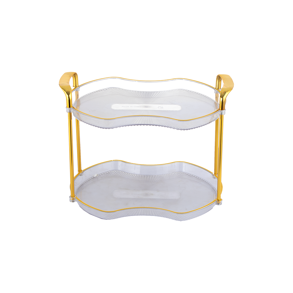 استاند حلويات فاخر من الاكريلك بأبعاد 22*37 سم - متعدد الألوان