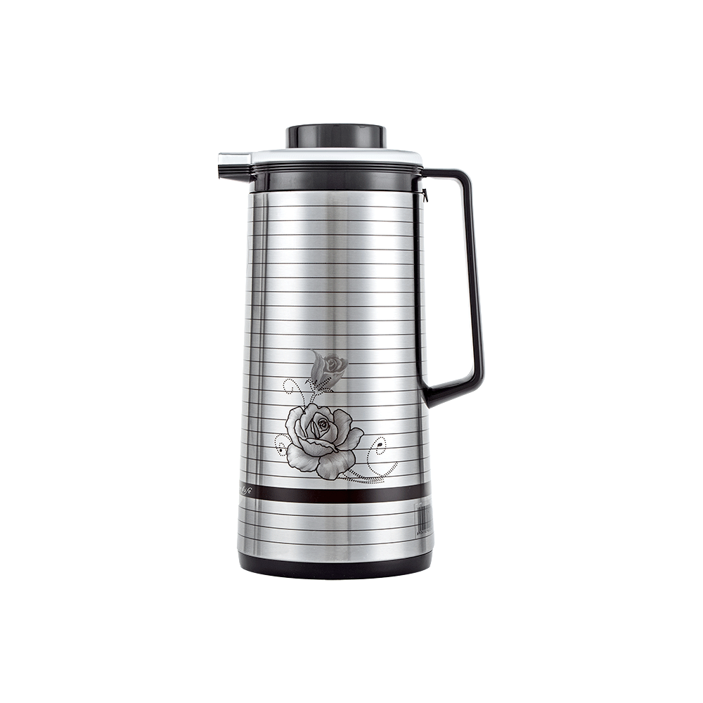 ديير ثلاجة شاي بسعة 1.6 لتر - فضي