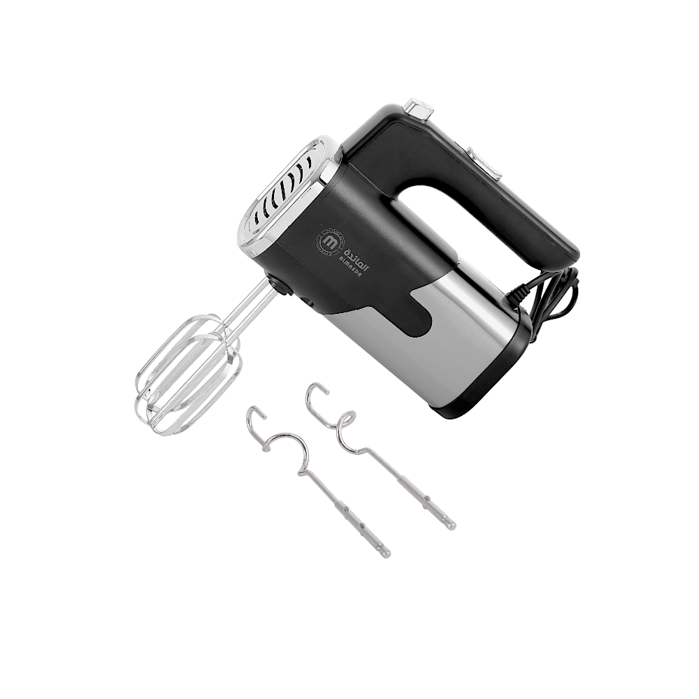 المائدة مضرب كهربائي من الاستانلس ستيل بقوة 800 وات موديل 6621 - أسود